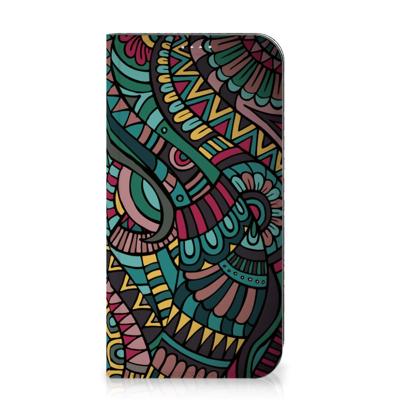 iPhone 15 Plus | Hoesje met Magneet | Aztec