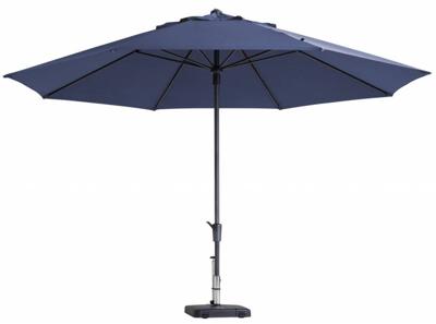 Stokparasol Timor dia. 400 cm safier blue zonwering - Madison