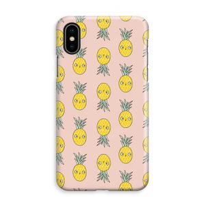 Ananas: iPhone XS Max Volledig Geprint Hoesje