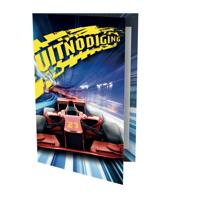 Uitnodigingen race auto