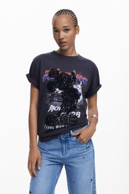 Mickey™ auto T-shirt - BLACK - XS