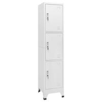 Lockerkast met 3 vakken 38x45x180 cm
