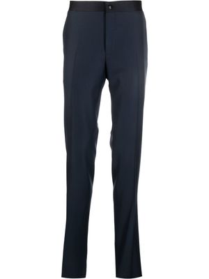 Canali pantalon de costume en laine - Bleu Canali pantalon de costume en laine - Bleu