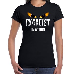 Exorcist in action horror shirt zwart voor dames - verkleed t-shirt 2XL  -