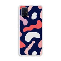 Memphis Shapes Pink: Galaxy A51 4G Transparant Hoesje