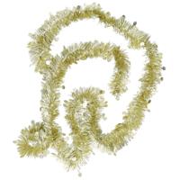 Folieslinger - goud - folie - 8 cm x 2 m - kerstboom decoratie/kerstslinger Folieslinger - goud - folie - 8 cm x 2 m - kerstboom decoratie/kerstslinger