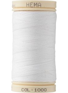 HEMA Naaigaren Katoen 500m Wit (wit)