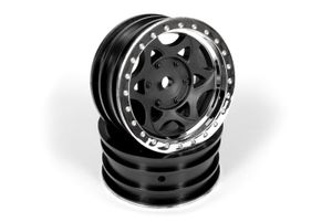 1.9 Walker Evans Street Wheel - Chrome/Black (2pcs) (AX08140)