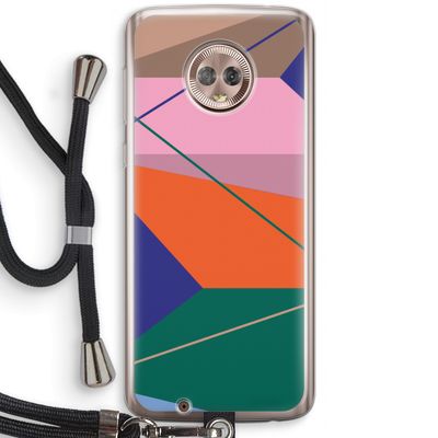 Gestalte 1: Motorola Moto G6 Transparant Hoesje met koord