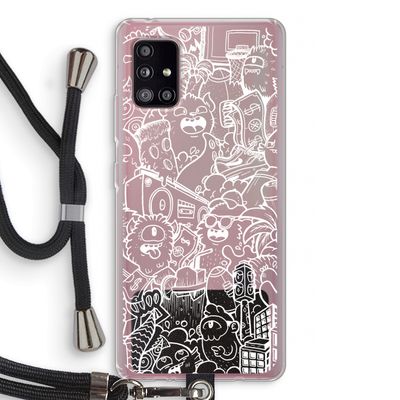 Vexx City #2: Samsung Galaxy A51 5G Transparant Hoesje met koord