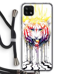 Fading: Samsung Galaxy A22 5G Transparant Hoesje met koord