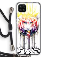 Fading: Samsung Galaxy A22 5G Transparant Hoesje met koord