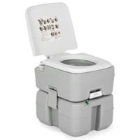 Draagbaar Toilet Buiten Camping Toilet 34,5 cm x 41,5 cm x 42 cm Grijs