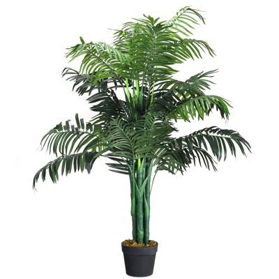 Kunstmatige Plant - Nep Areca Palmplant met Kwekerij Plastic Pot Handgemaakte Kunstmatige Boom