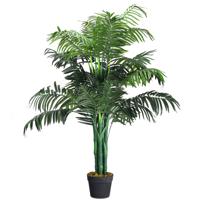 Kunstmatige Plant - Nep Areca Palmplant met Kwekerij Plastic Pot Handgemaakte Kunstmatige Boom