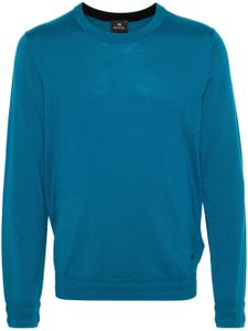 PS Paul Smith pull en laine mérinos - Bleu