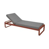 Fermob Bellevie Premium Sunlounger ligbed Red Ochre