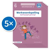 Werkwoordspelling werkboek 3 groep 6 (Set van 5) (Paperback)