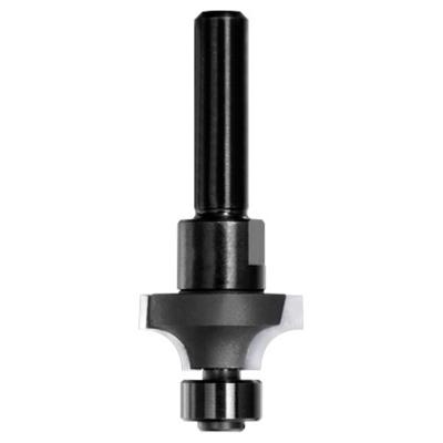 JSO-TR afrondprofielfrees - R=6.35mm met lager - D=24.6mm - S=8mm - HW