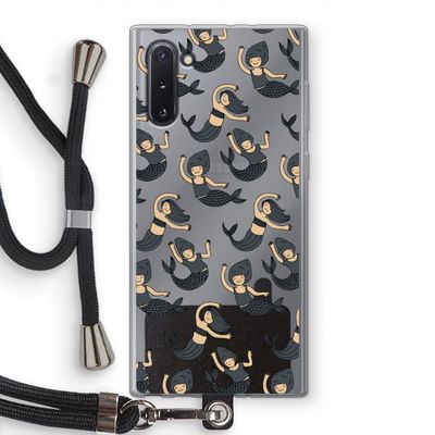 Zeemeermin: Samsung Galaxy Note 10 Transparant Hoesje met koord