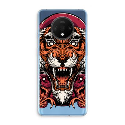 Tiger and Rattlesnakes: OnePlus 7T Transparant Hoesje