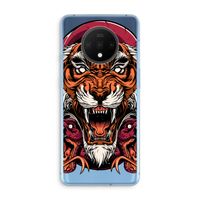 Tiger and Rattlesnakes: OnePlus 7T Transparant Hoesje