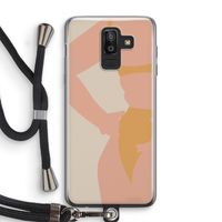 Bikini body: Samsung Galaxy J8 (2018) Transparant Hoesje met koord
