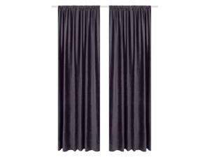 LIVARNO home Fluwelen gordijn 135 x 254 cm (Lila)