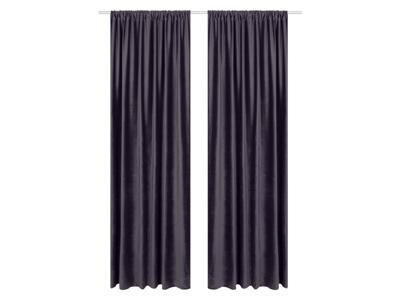 LIVARNO home Fluwelen gordijn 135 x 254 cm (Lila)