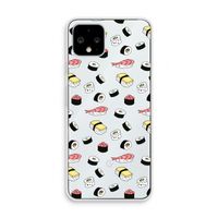 Sushi time: Pixel 4 Transparant Hoesje