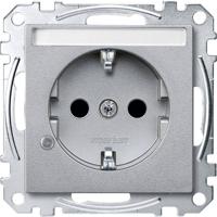 Merten MEG2303-0460 Wandcontactdoos System M Aluminium 1 stuk(s)