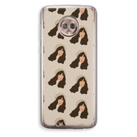 Bonjour mon amour: Motorola Moto G6 Transparant Hoesje