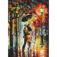 Puzzelman Dansen in de Regen - Leonid Afremov (1000) - thumbnail