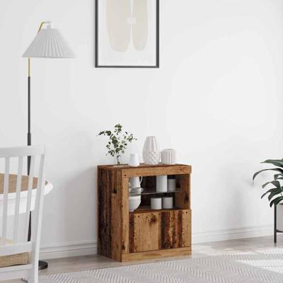 Dressoir Bruin 60.5 x 37 x 67 cm Bewerkt hout