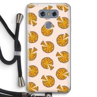 You Had Me At Pizza: LG G6 Transparant Hoesje met koord
