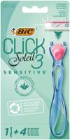 BIC Click 3 soleil shaver sensitive leaf bl 4