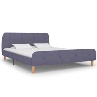 Bedframe zonder matras 150x200 cm lichtgrijs