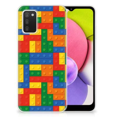Samsung Galaxy A03S | TPU bumper | Blokken