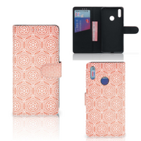 Huawei Y7 (2019) Telefoon Hoesje Pattern Orange