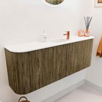 Toiletmeubel Mondiaz Joya | 113.2 cm | Meubelkleur Dusk | Faye wastafel Talc Midden | 1 kraangat Toiletmeubel Mondiaz Joya | 113.2 cm | Meubelkleur Dusk | Faye wastafel Talc Midden | 1 kraangat