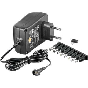 Goobay AC/DC adaptor netvoeding & inverter Zwart