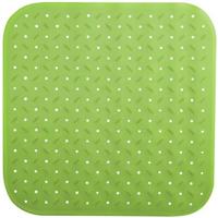 MSV Douche|bad anti-slip mat badkamer - rubber - limegroen - 54 x 54 c - thumbnail