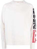 Diesel K-Saria logo-intarsia jumper - Blanc - thumbnail