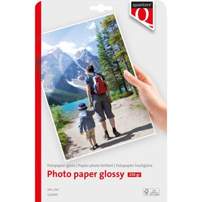 Fotopapier Quantore A4 glans 50 vel 250gr