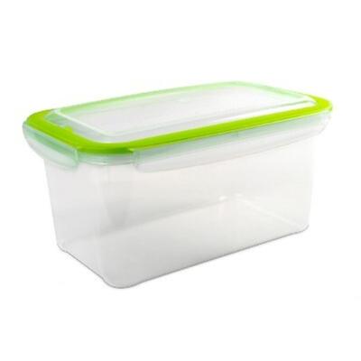Vershoudbakje 2,5 liter - transparant - kunststof - 24 x 15 x 12 cm - Luchtdicht afgesloten