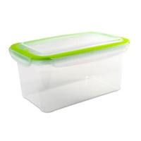 Vershoudbakje 2,5 liter - transparant - kunststof - 24 x 15 x 12 cm - Luchtdicht afgesloten