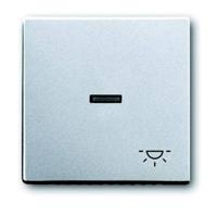 Busch-Jaeger 2CKA001751A2951 Wipschakelaar licht Afdekking Future lineair Witaluminium (RAL 9006), Aluminium 1 stuk(s)
