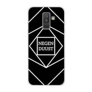 Negenduust geometrisch: Samsung Galaxy A6 Plus (2018) Transparant Hoesje