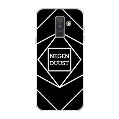 Negenduust geometrisch: Samsung Galaxy A6 Plus (2018) Transparant Hoesje