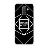 Negenduust geometrisch: Samsung Galaxy A6 Plus (2018) Transparant Hoesje